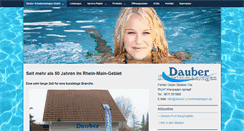 Desktop Screenshot of dauber-schwimmanlagen.de